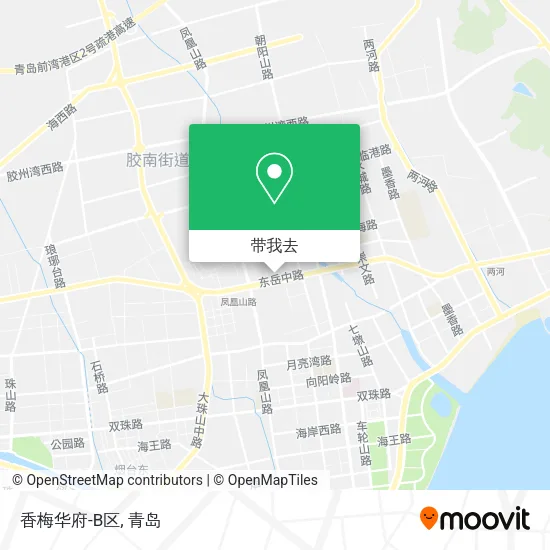 香梅华府-B区地图