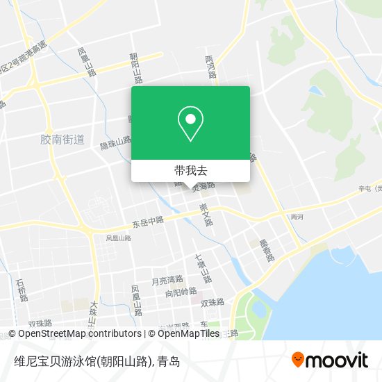 维尼宝贝游泳馆(朝阳山路)地图