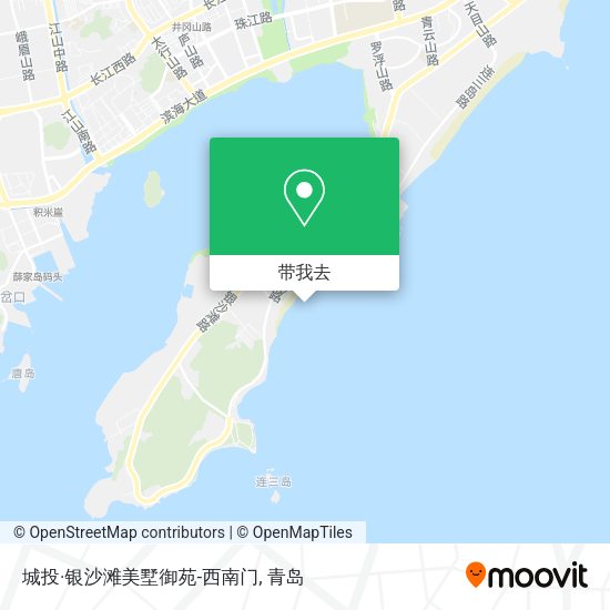 城投·银沙滩美墅御苑-西南门地图