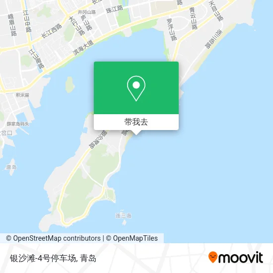 银沙滩-4号停车场地图