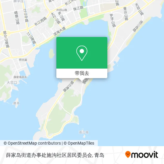 薛家岛街道办事处施沟社区居民委员会地图