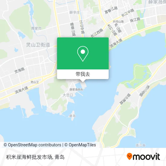积米崖海鲜批发市场地图