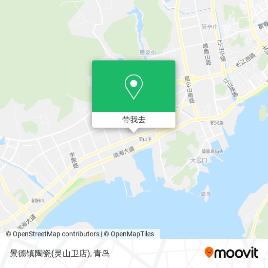 景德镇陶瓷(灵山卫店)地图