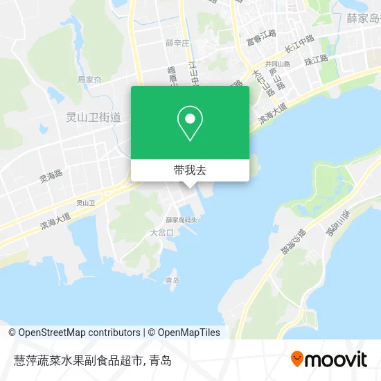 慧萍蔬菜水果副食品超市地图