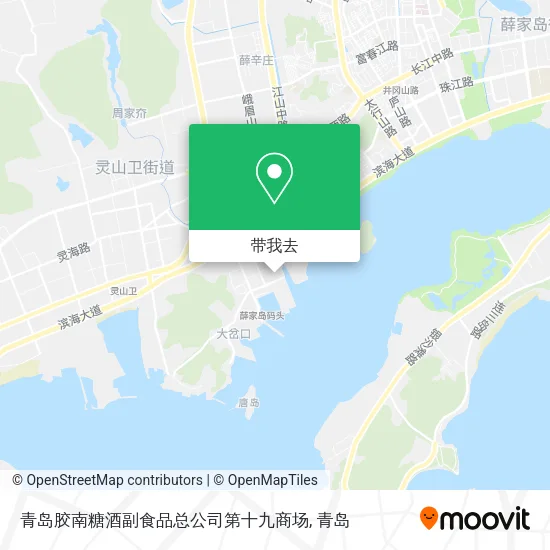 青岛胶南糖酒副食品总公司第十九商场地图
