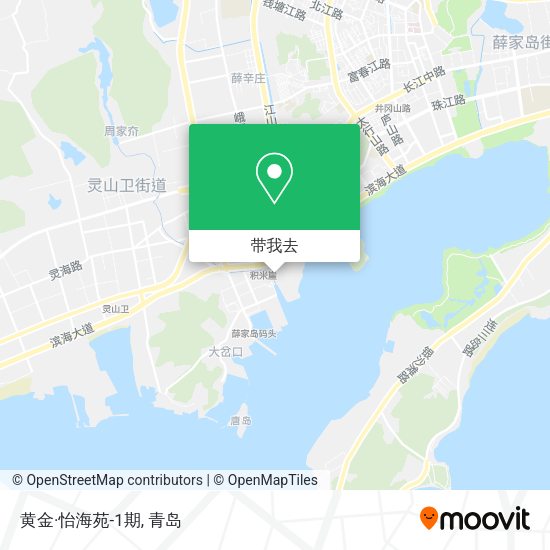 黄金·怡海苑-1期地图