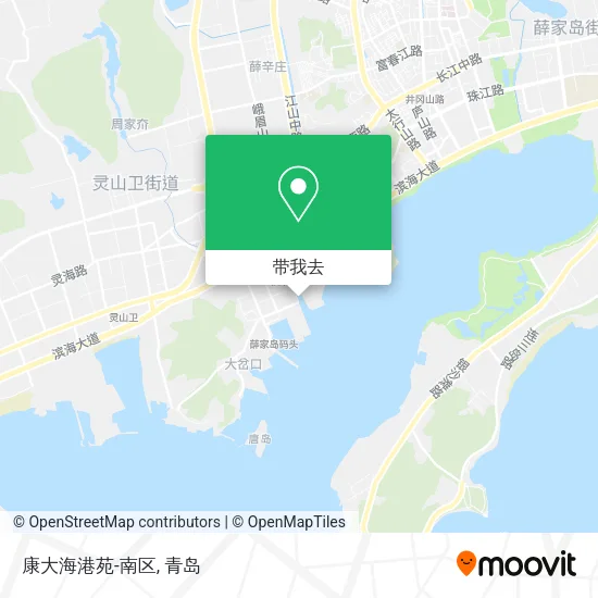 康大海港苑-南区地图