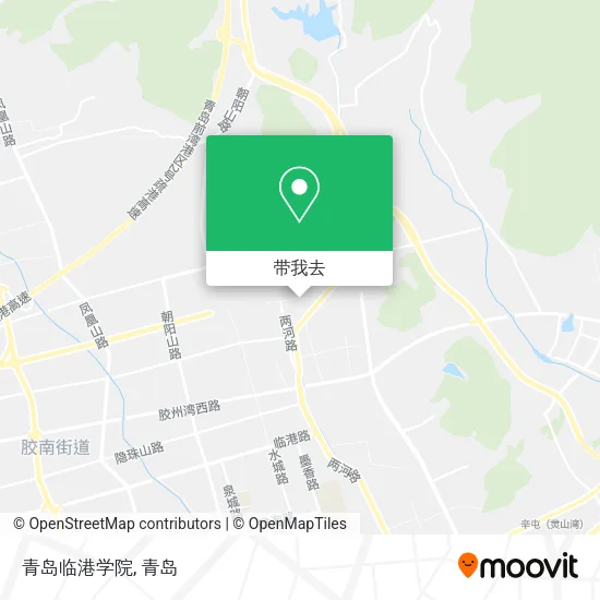 青岛临港学院地图
