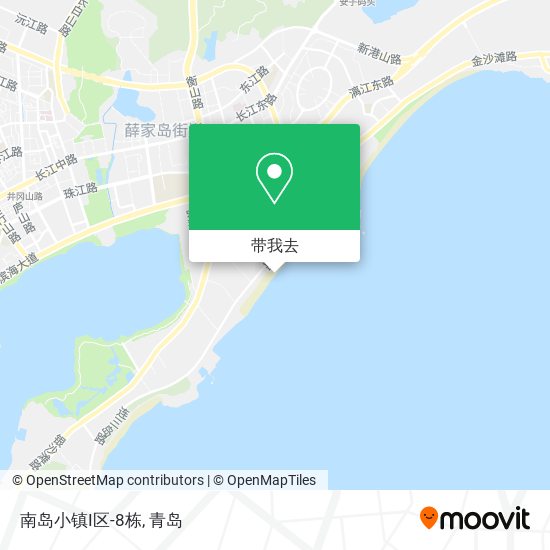 南岛小镇I区-8栋地图