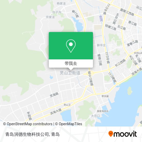 青岛润德生物科技公司地图