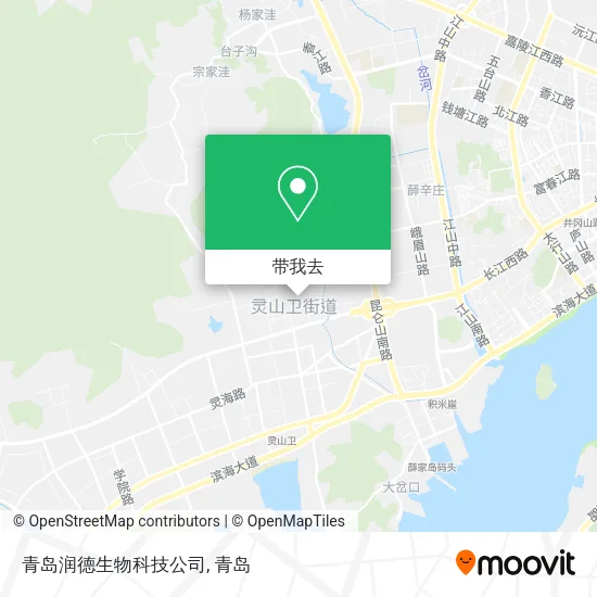 青岛润德生物科技公司地图