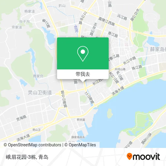 峨眉花园-3栋地图