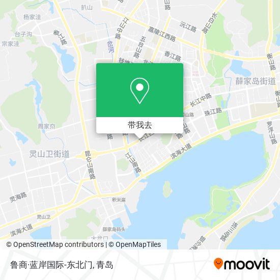 鲁商·蓝岸国际-东北门地图