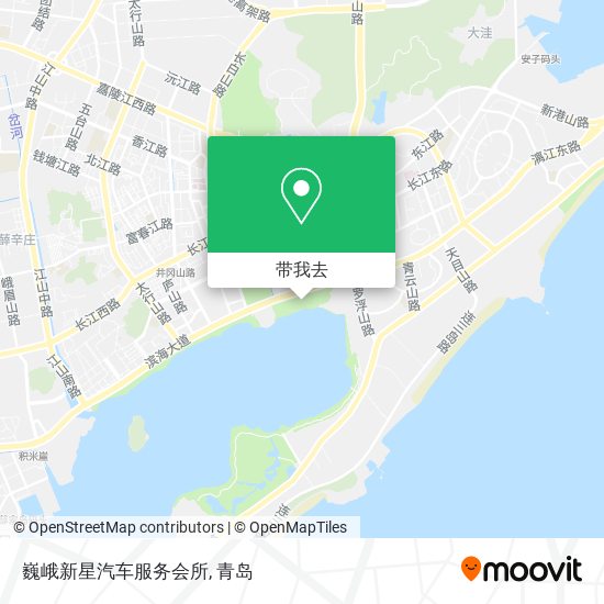 巍峨新星汽车服务会所地图