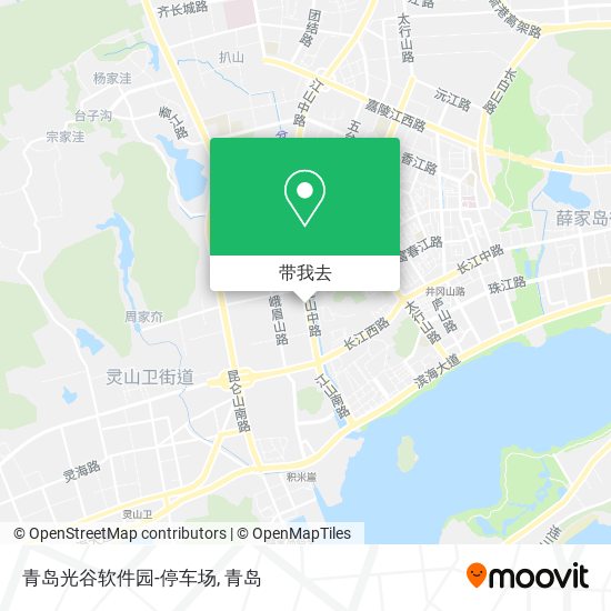 青岛光谷软件园-停车场地图