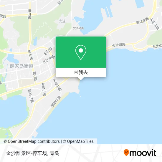 金沙滩景区-停车场地图