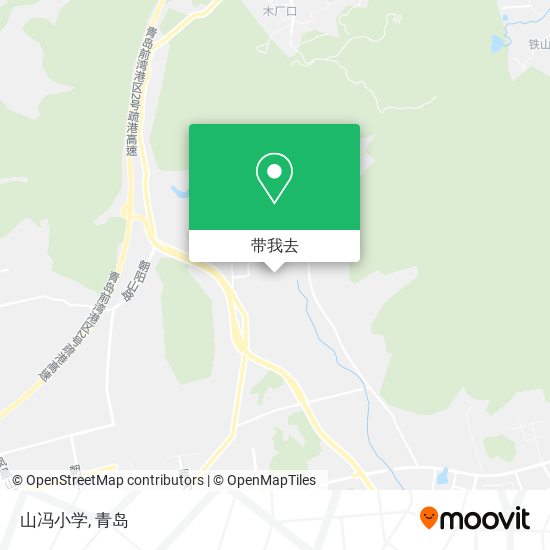 山冯小学地图