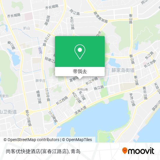 尚客优快捷酒店(富春江路店)地图