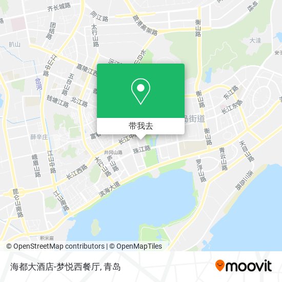 海都大酒店-梦悦西餐厅地图