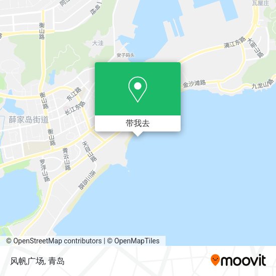 风帆广场地图