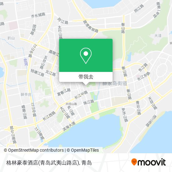 格林豪泰酒店(青岛武夷山路店)地图