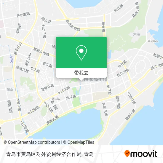 青岛市黄岛区对外贸易经济合作局地图