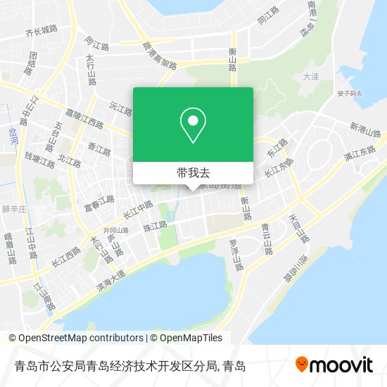 青岛市公安局青岛经济技术开发区分局地图