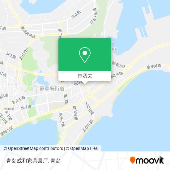 青岛成和家具展厅地图