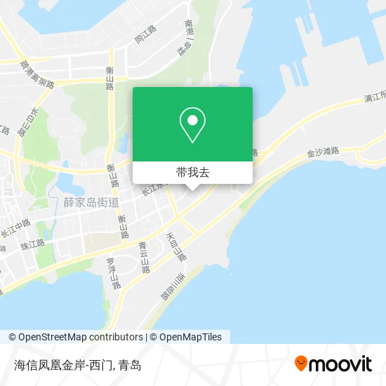 海信凤凰金岸-西门地图