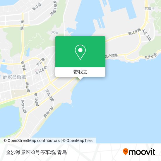 金沙滩景区-3号停车场地图