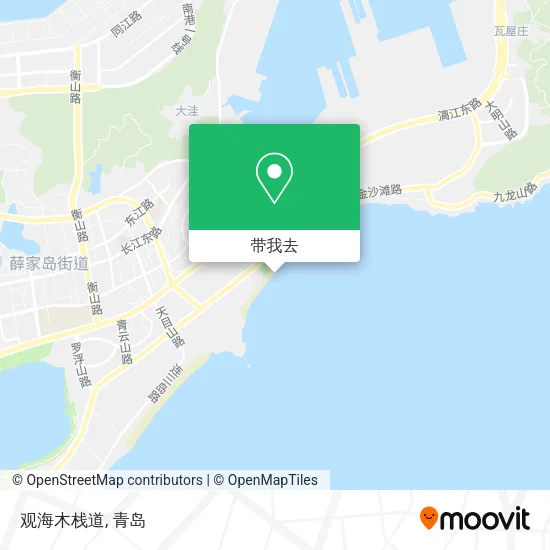 观海木栈道地图