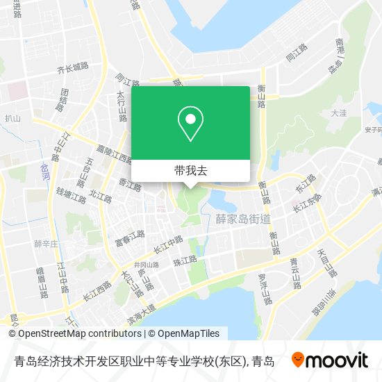 青岛经济技术开发区职业中等专业学校(东区)地图