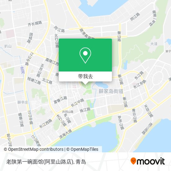 老陕第一碗面馆(阿里山路店)地图