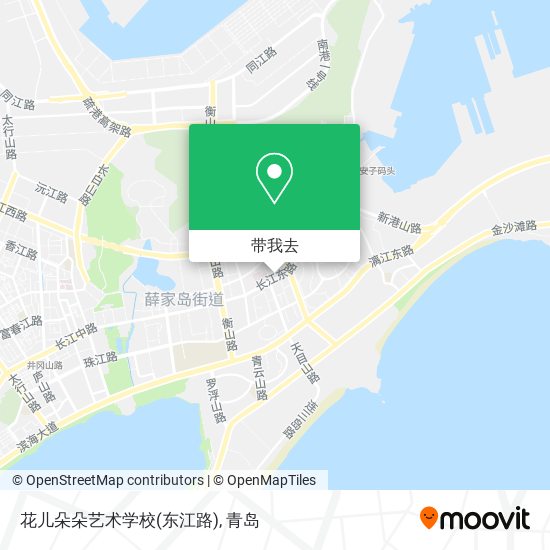 花儿朵朵艺术学校(东江路)地图