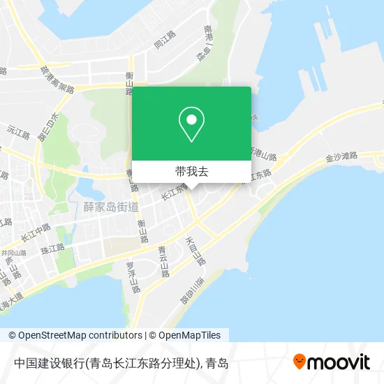 中国建设银行(青岛长江东路分理处)地图