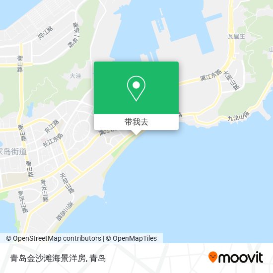 青岛金沙滩海景洋房地图