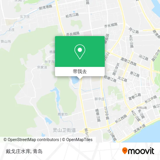 戴戈庄水库地图