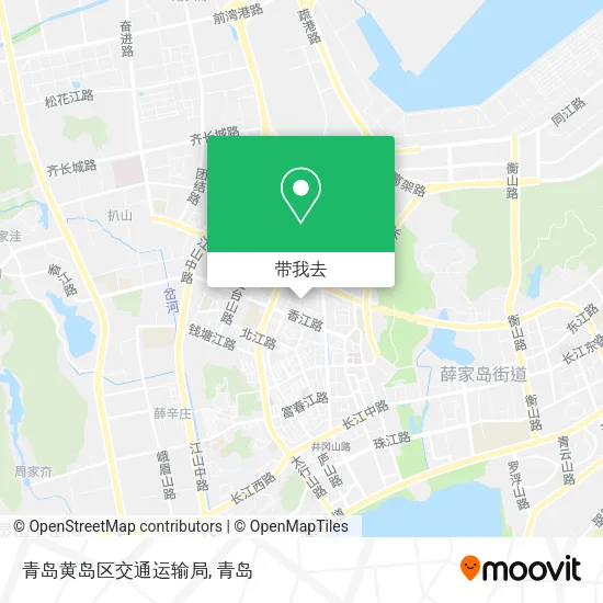 青岛黄岛区交通运输局地图