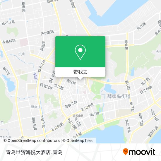 青岛世贸海悦大酒店地图