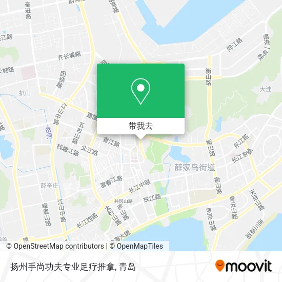 扬州手尚功夫专业足疗推拿地图