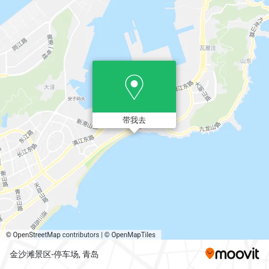 金沙滩景区-停车场地图