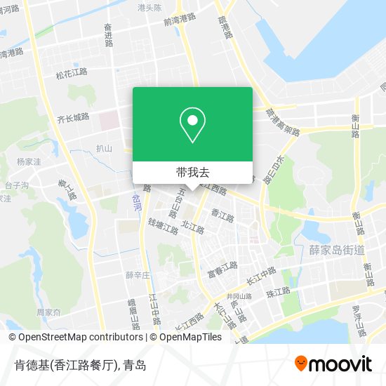 肯德基(香江路餐厅)地图
