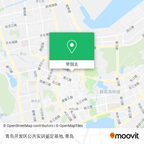 青岛开发区公共实训鉴定基地地图