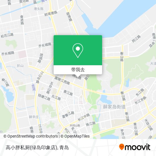 高小胖私厨(绿岛印象店)地图