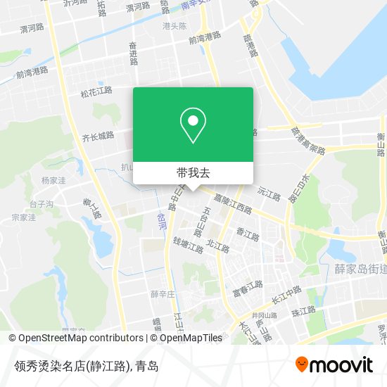 领秀烫染名店(静江路)地图