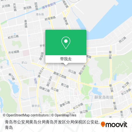 青岛市公安局黄岛分局青岛开发区分局保税区公安处地图