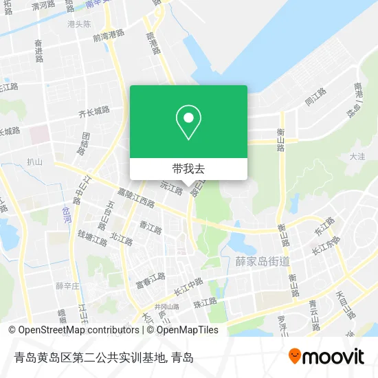 青岛黄岛区第二公共实训基地地图