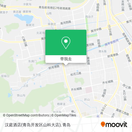 汉庭酒店(青岛开发区山科大店)地图