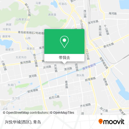 兴悦华城(西区)地图