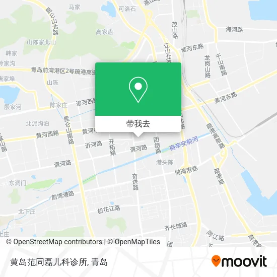 黄岛范同磊儿科诊所地图